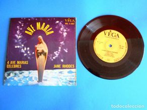 Discos de vinil: EP JANE RHODES. 4 AVE MARIAS CÉLEBRES. (RELIGIOSO)
